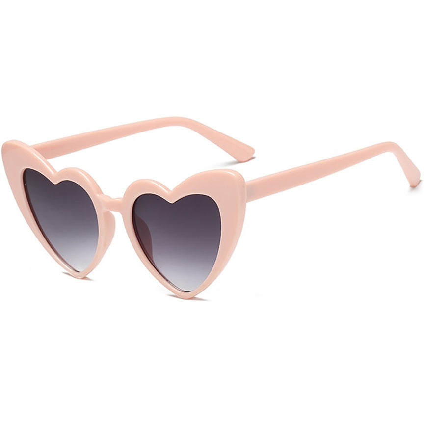 Perky pink wayfarer oversized heart shaped women's sunglasses at aofe
