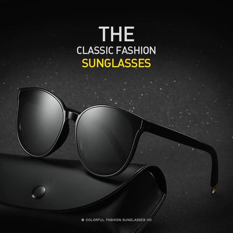 Big designer sunglasses cat eye black glasses for women - Torrid by AOFE Eyewear