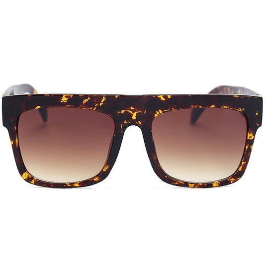 aofe's Rowdy amber and brown square sunglasses for men 658
