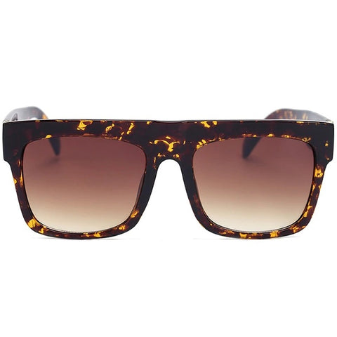 aofe's Rowdy amber and brown square sunglasses for men