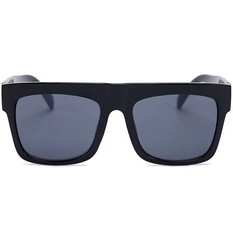 aofe's Rowdy black square sunglasses for men