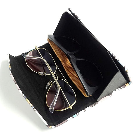 Trifold Collapsible Designer Sunglasses Cases
