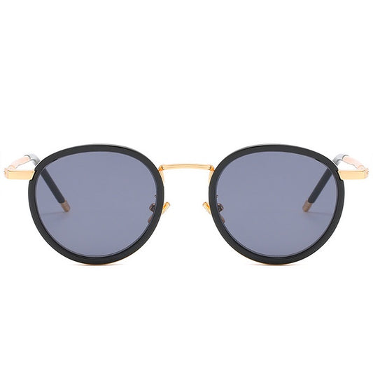 aofe's Dandy gray round sunglasses for men 685