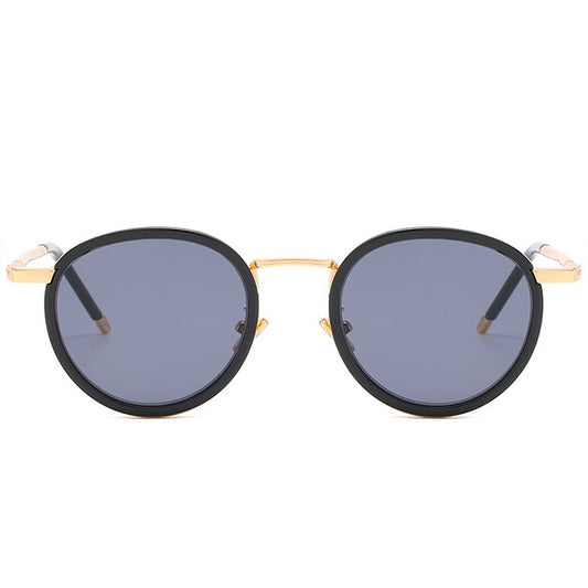 aofe's Dandy gray round sunglasses for men 685