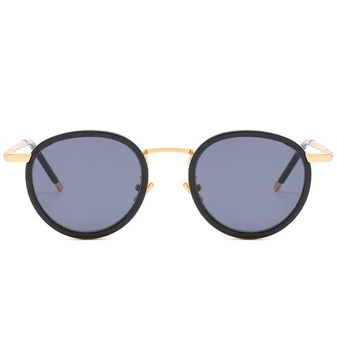 aofe's Dandy gray round sunglasses for men