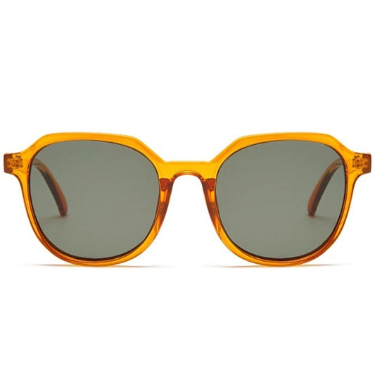 aofe's Stubby orange round sunglasses for men 625