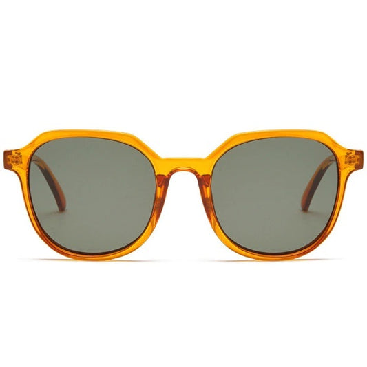 aofe's Stubby orange round sunglasses for men 625