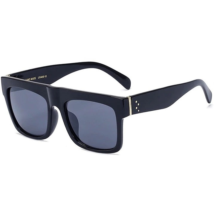 Rowdy black square men's sunglasses at aofe