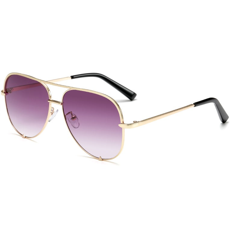 Coy best selling gray & gold aviator sunglasses for men and women with high quality anti reflective photochromic mirrored pilot lenses at aofe the unique eyewear shop