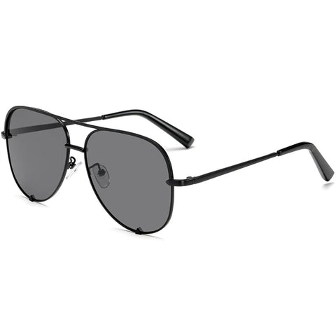 Coy best selling black aviator sunglasses for men and women with high quality anti reflective photochromic mirrored pilot lenses at aofe the unique eyewear shop