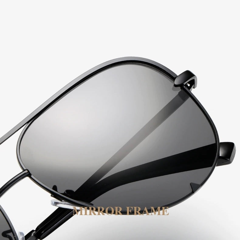 Coy high quality aviator sunglasses for men and women with anti reflective photochromic mirror lenses at aofe the unique eyewear shop